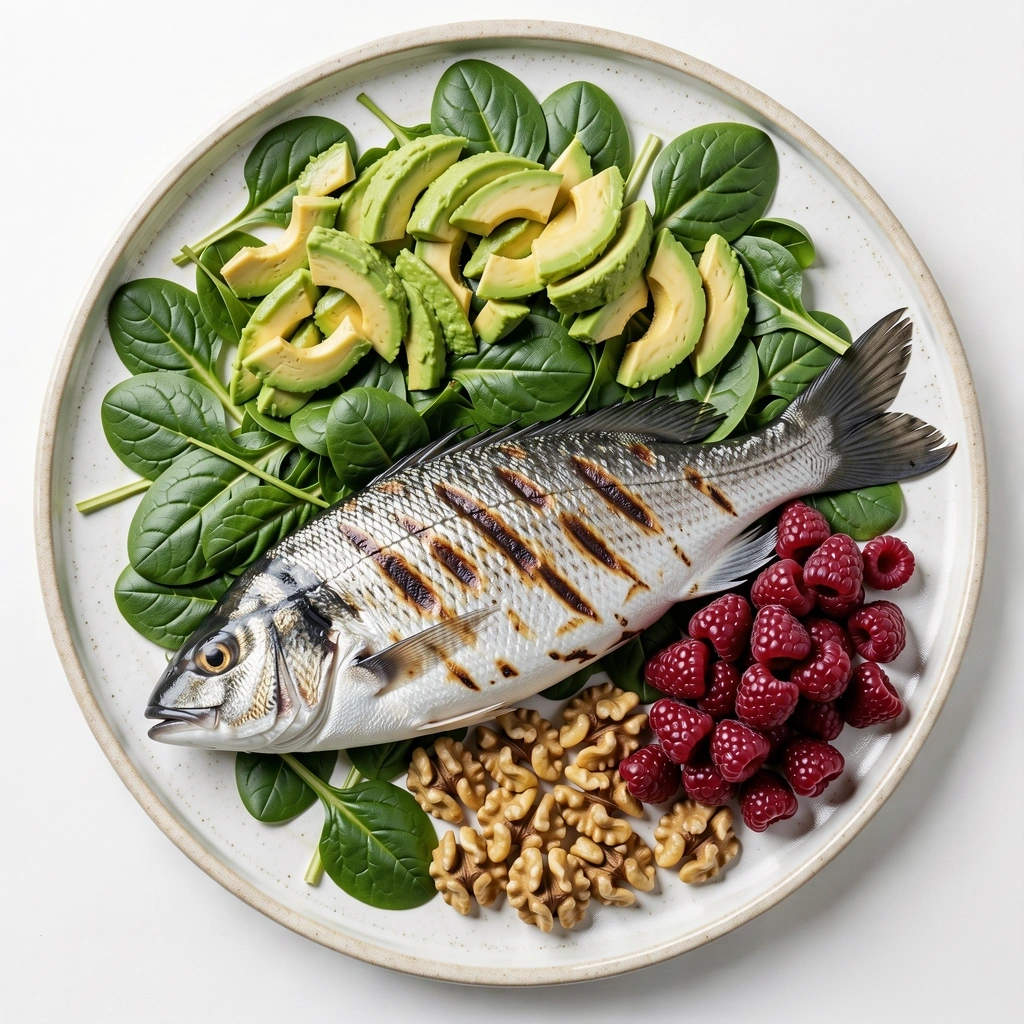 Healthy nutrient-dense meal